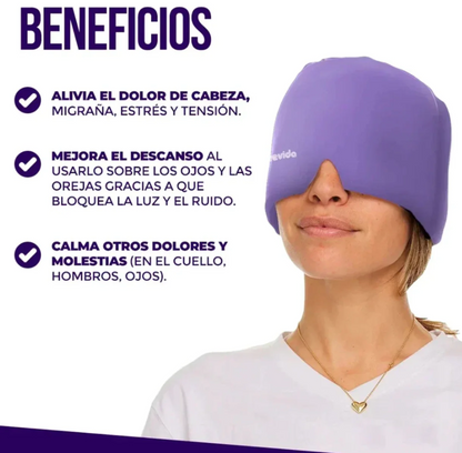 MediGel - Gorro terapéutico para el dolor de cabeza
